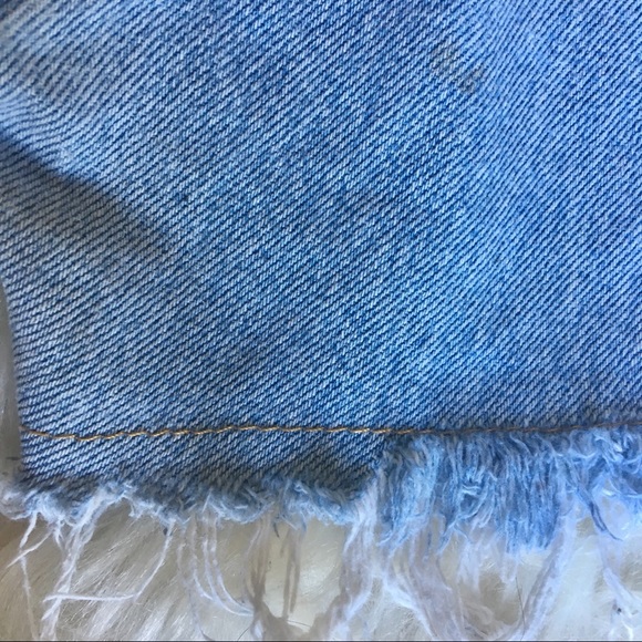 Levi’s Denim Ripped Shorts - Picture 5 of 8